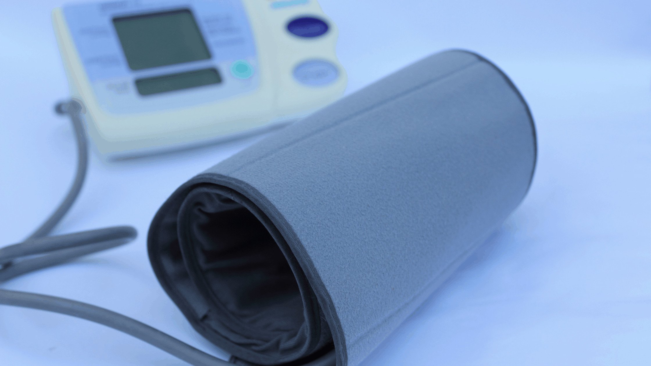 11blood pressure cuff with monitor