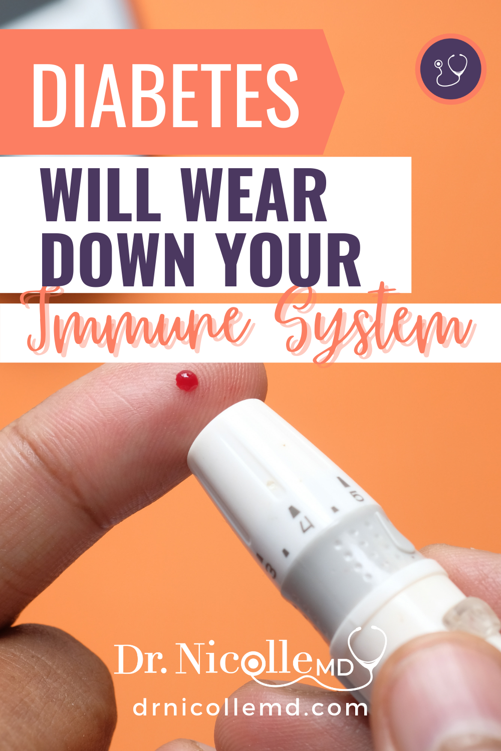 Diabetes Will Wear Down Your Immune System