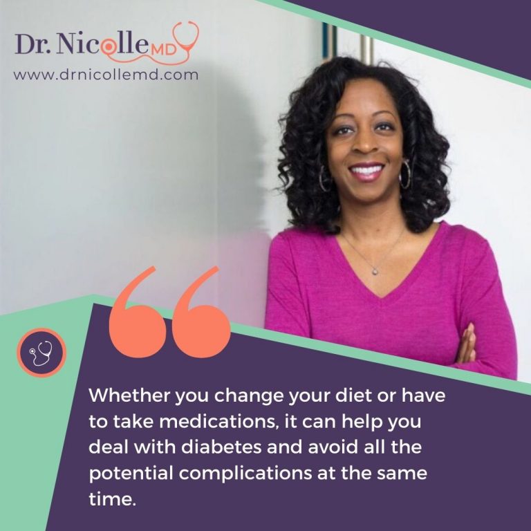 whether to change your diet or have to take medicine