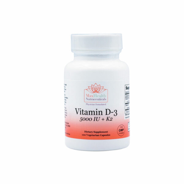 Vitamin D3 5,000 IU Plus K2 Capsules
