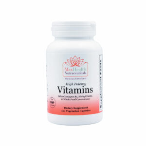 High Potency Vitamins with Coenzyme Bs, Methyl Folate, and Whole Food Concentrates 120s Capsules