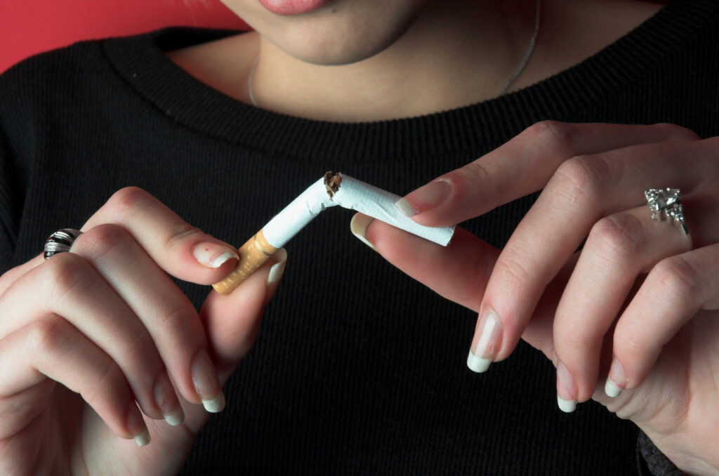 quit smoking - break cigarette